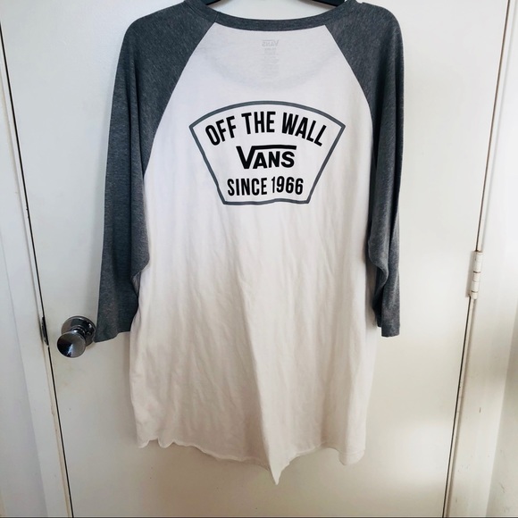NWT Vans Off the wall gray white graphic tee XXL - Picture 4 of 7